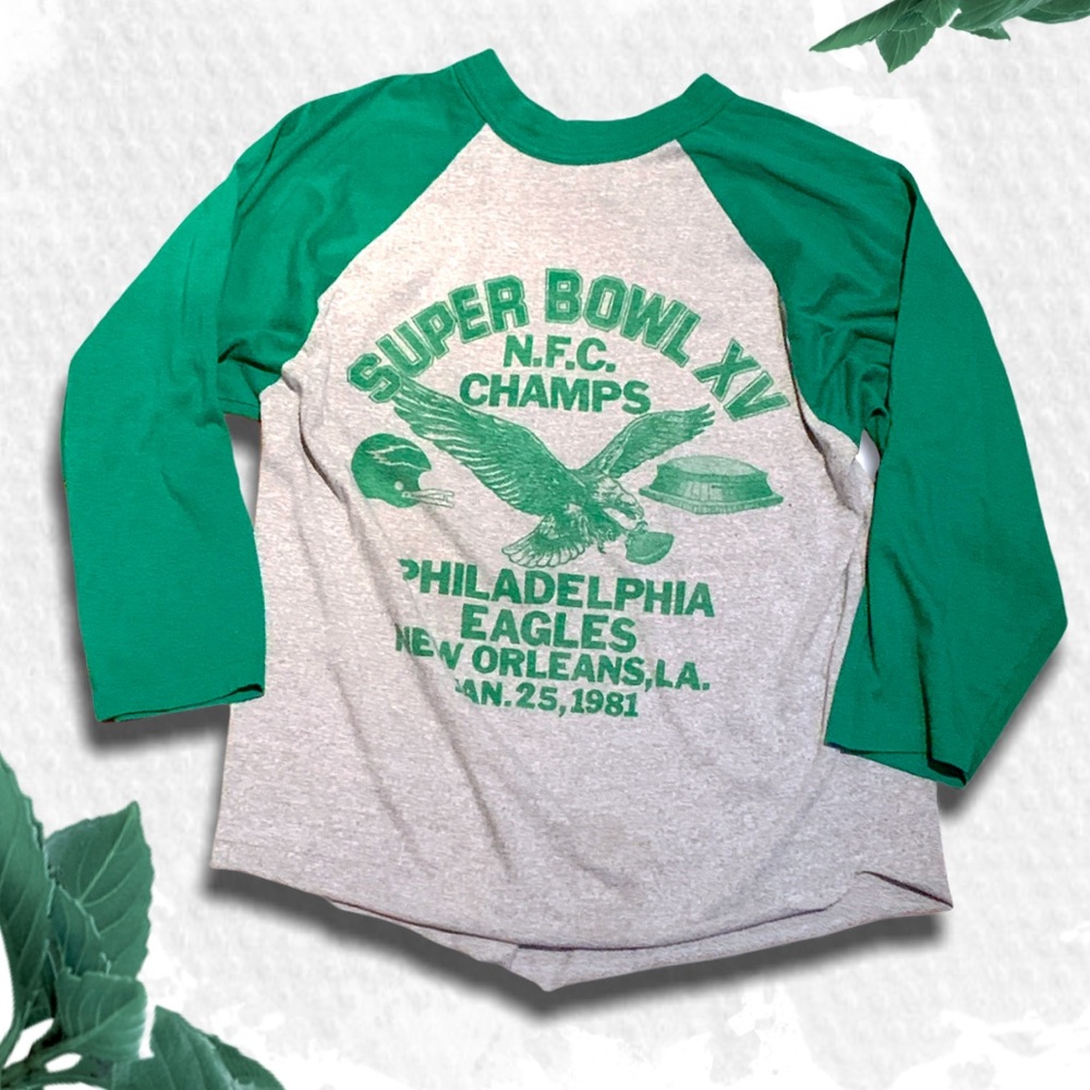 Philadelphia Eagles NFC Champ Raglan Tee